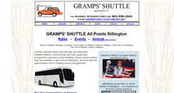 Desktop Screenshot of grampsshuttle.net