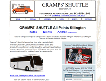 Tablet Screenshot of grampsshuttle.net